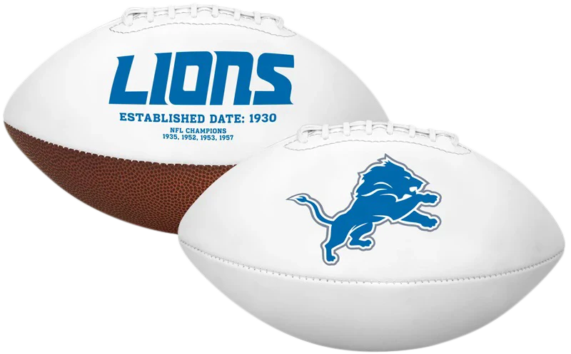 DETROIT LIONS RAWLINGS NFL SIGNATURE SERIES FOOTBALL
