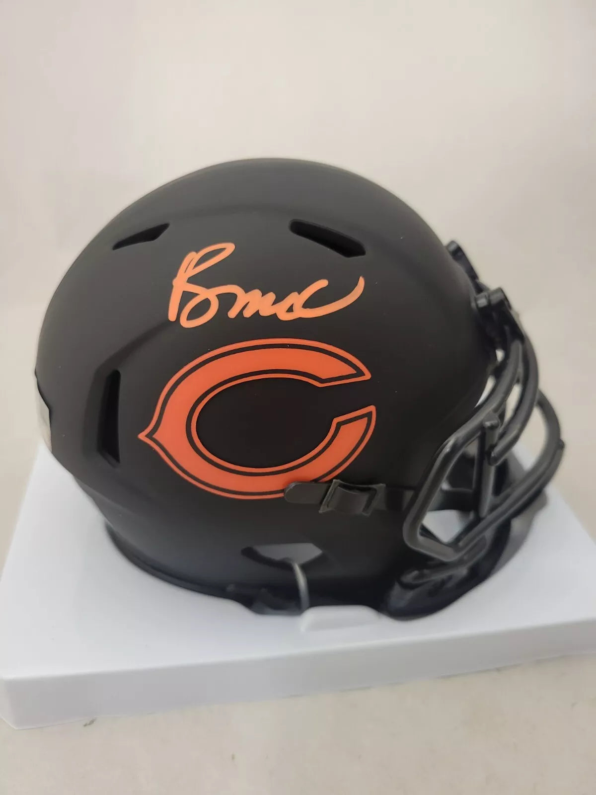 ROME ODUNZE SIGNED CHICAGO BEARS ECLIPSE SPEED MINI HELMET FANATICS