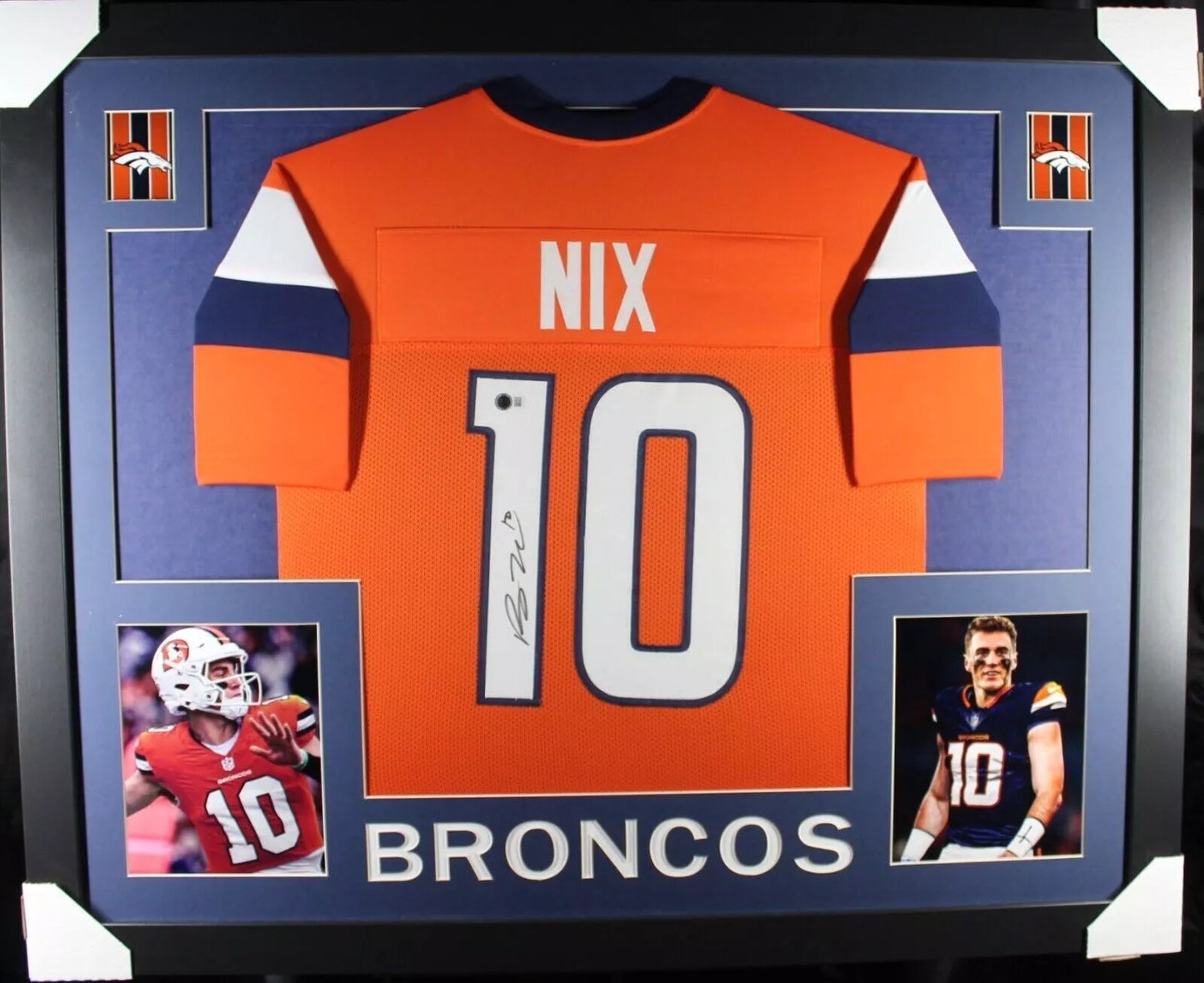 BO NIX Signed/Autographed Custom Jersey in 35x43 Frame -Beckett/BAS