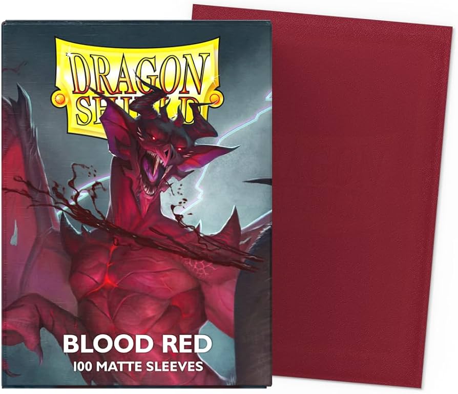 Dragon Shield Sleeves Standard Matte 100 pack x10 - Select Your Color!