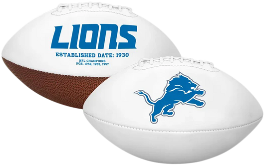 DETROIT LIONS RAWLINGS NFL SIGNATURE SERIES FOOTBALL