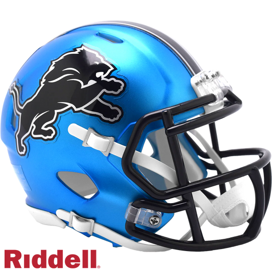 DETROIT LIONS 2024 ON FIELD ALTERNATE STYLE SPEED MINI HELMET