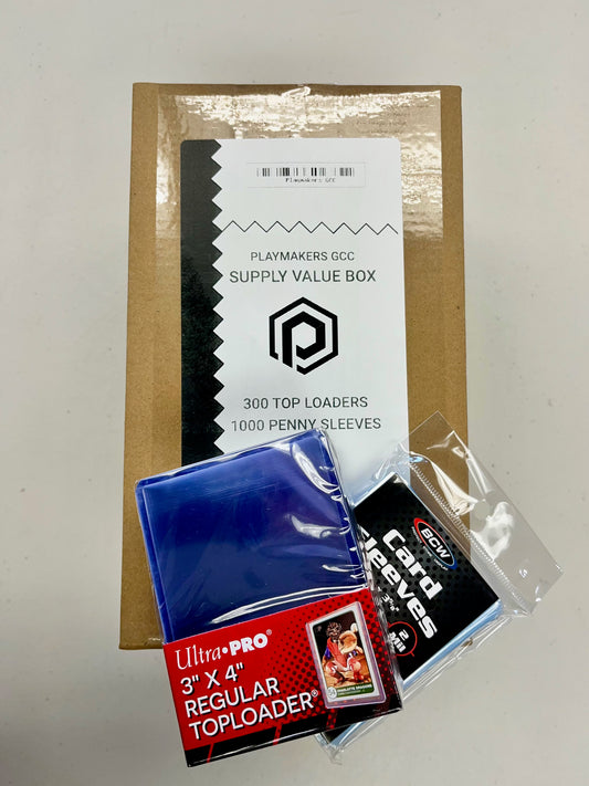 Ultra Pro - 300 Top Loaders Standard 3" x4" size, Plus 1000 Penny Sleeves