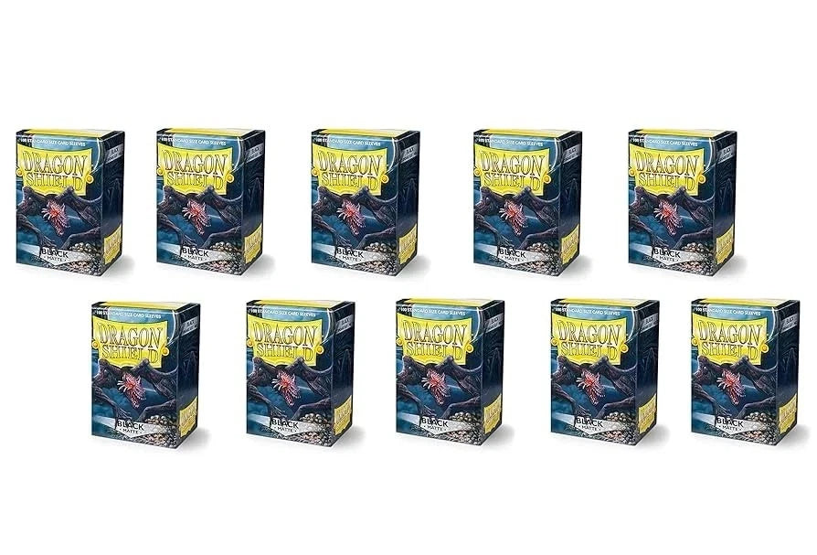 Dragon Shield Sleeves Standard Matte 100 pack x10 - Select Your Color!