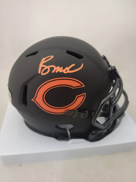 ROME ODUNZE SIGNED CHICAGO BEARS ECLIPSE SPEED MINI HELMET FANATICS