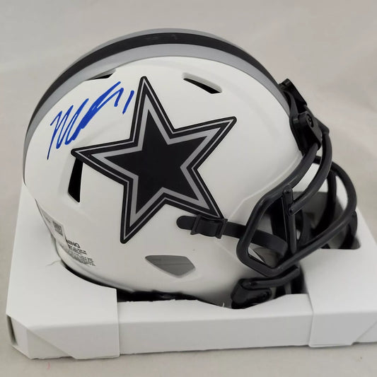 MICAH PARSONS SIGNED DALLAS COWBOYS LUNAR ECLIPSE SPEED MINI HELMET FANATICS