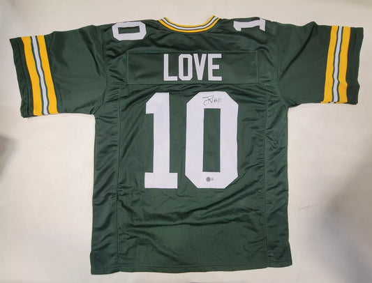 JORDAN LOVE AUTOGRAPHED SIGNED PRO STYLE XL JERSEY BECKETT QR