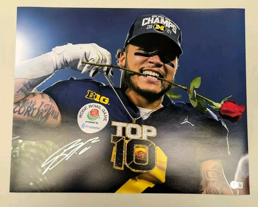 Blake Corum 16x20 Autographed Photo