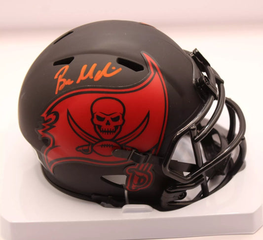 BAKER MAYFIELD SIGNED BUCCANEERS ECLIPSE MINI HELMET - BECKETT