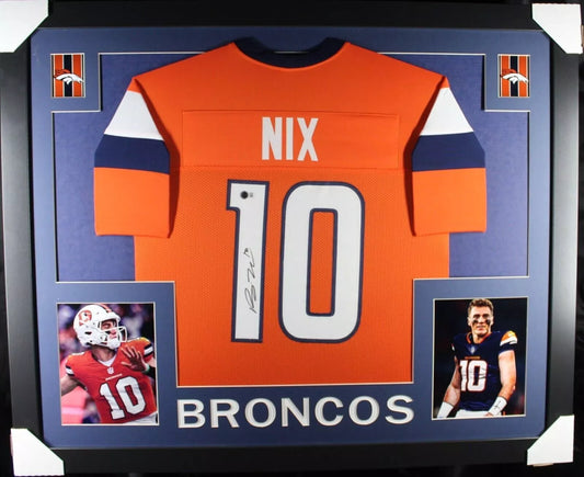 BO NIX Signed/Autographed Custom Jersey in 35x43 Frame -Beckett/BAS