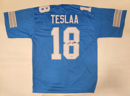 Isaac Teslaa Blue Custom Jersey
